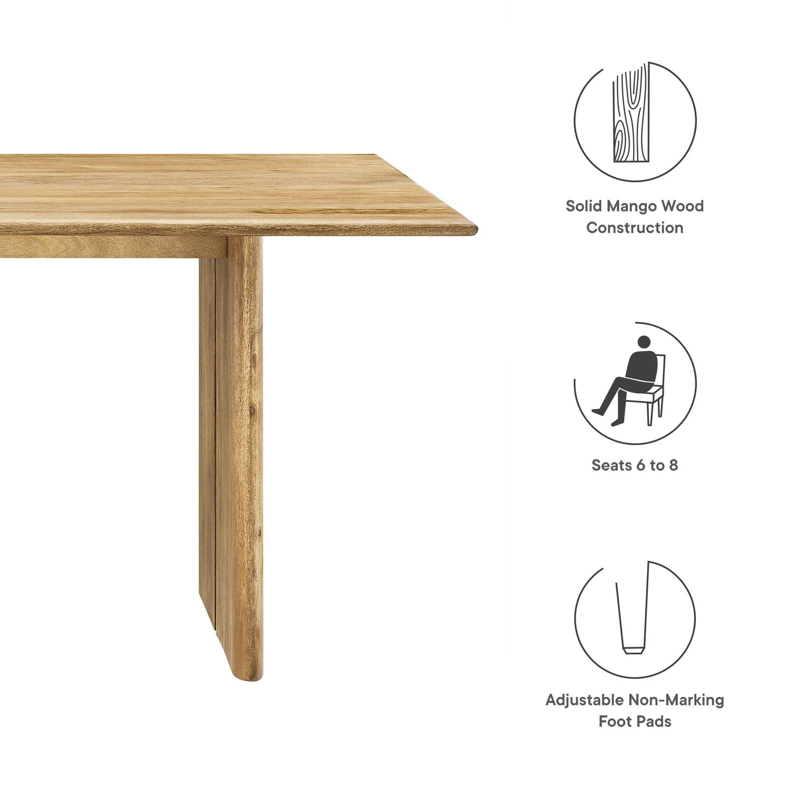 Amistad 72" Dining Table by Modway