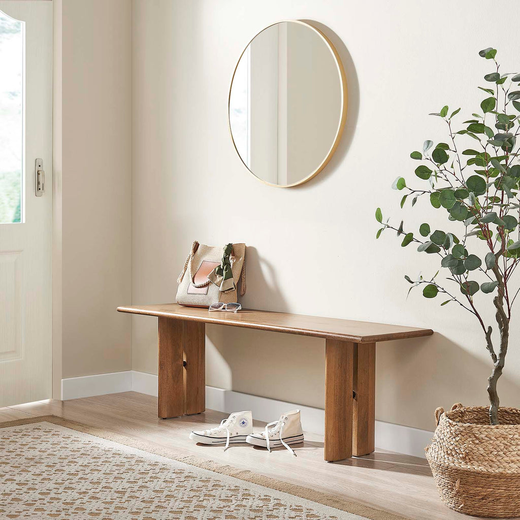 Amistad 58" Wood Bench by Modway