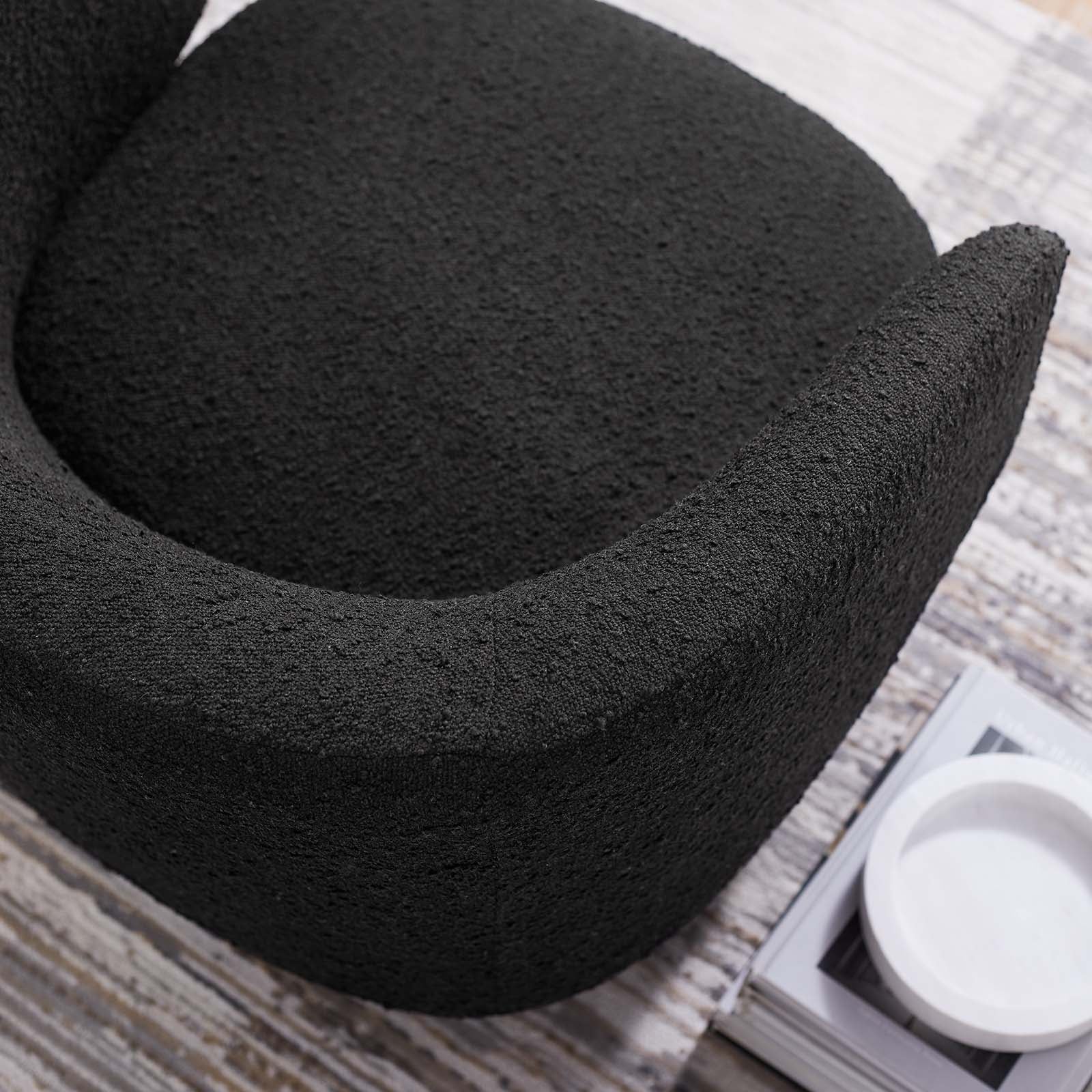 Celestia Boucle Fabric Swivel Chair by Modway