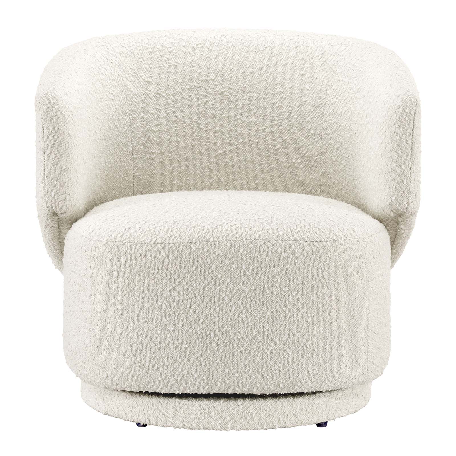 Celestia Boucle Fabric Swivel Chair by Modway