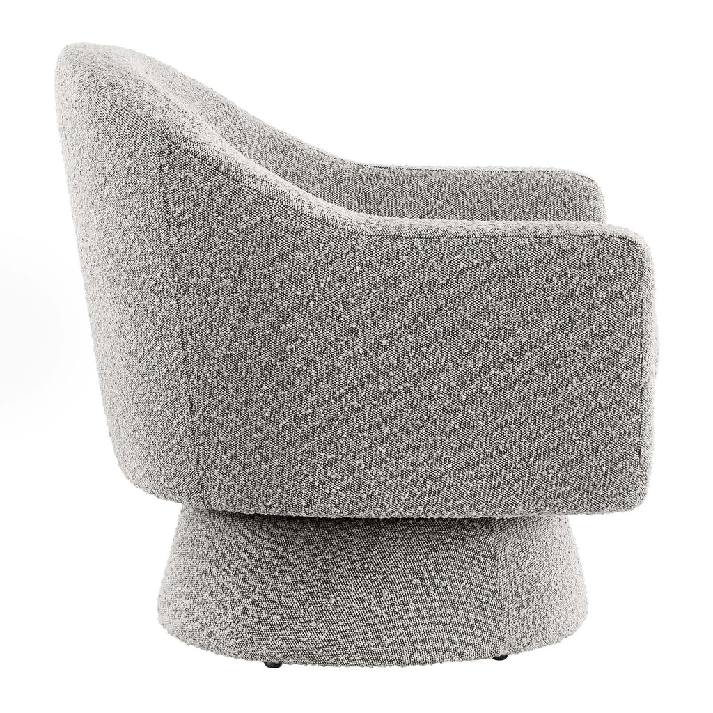 Astral Boucle Fabric Swivel Chair by Modway