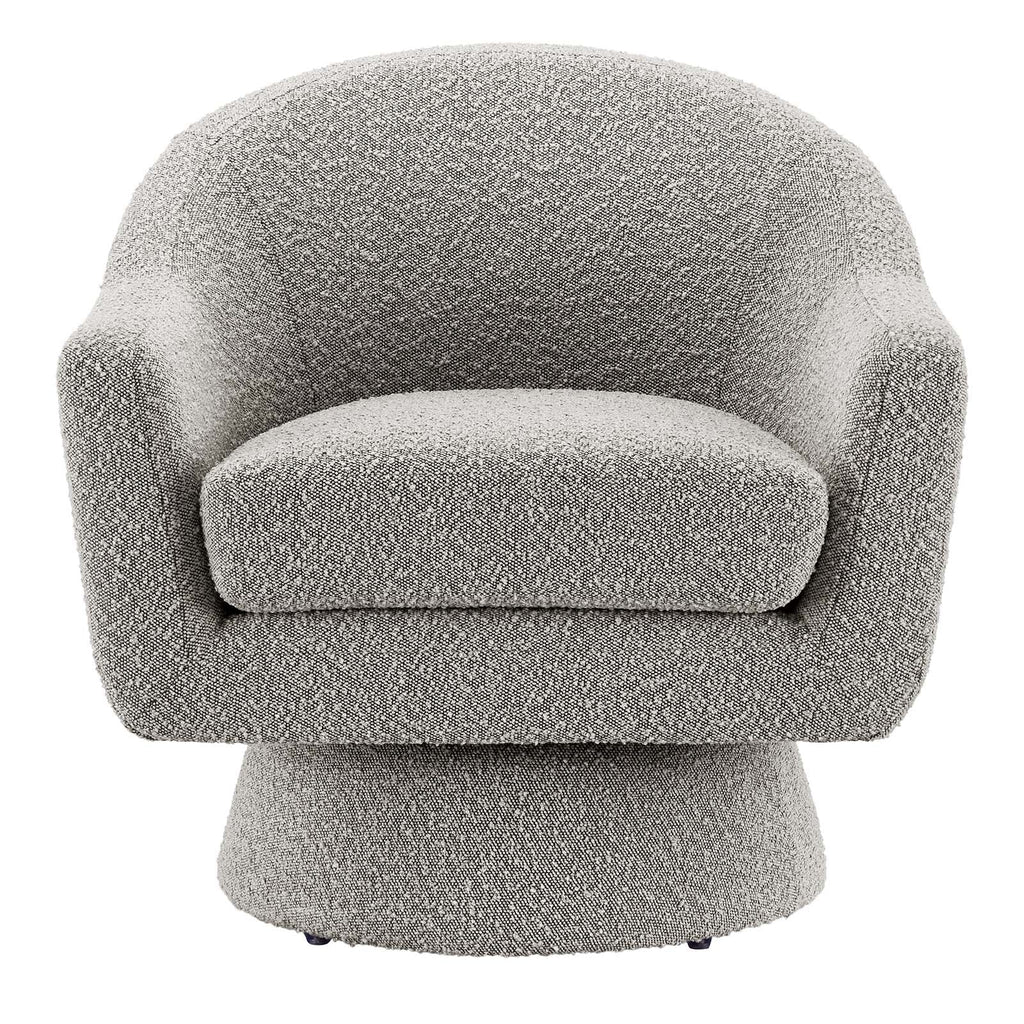 Astral Boucle Fabric Swivel Chair by Modway