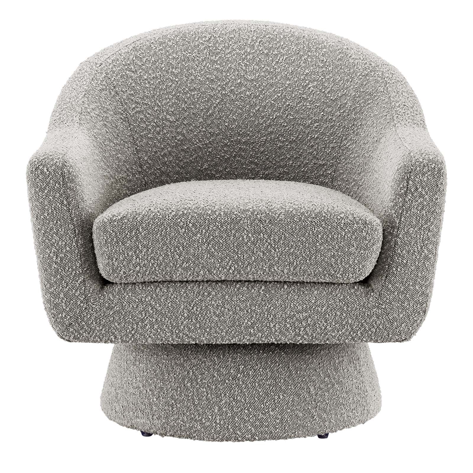 Astral Boucle Fabric Swivel Chair by Modway