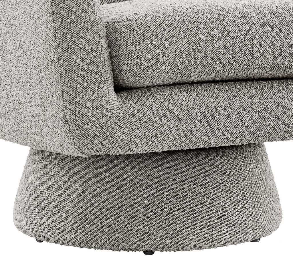 Astral Boucle Fabric Swivel Chair by Modway