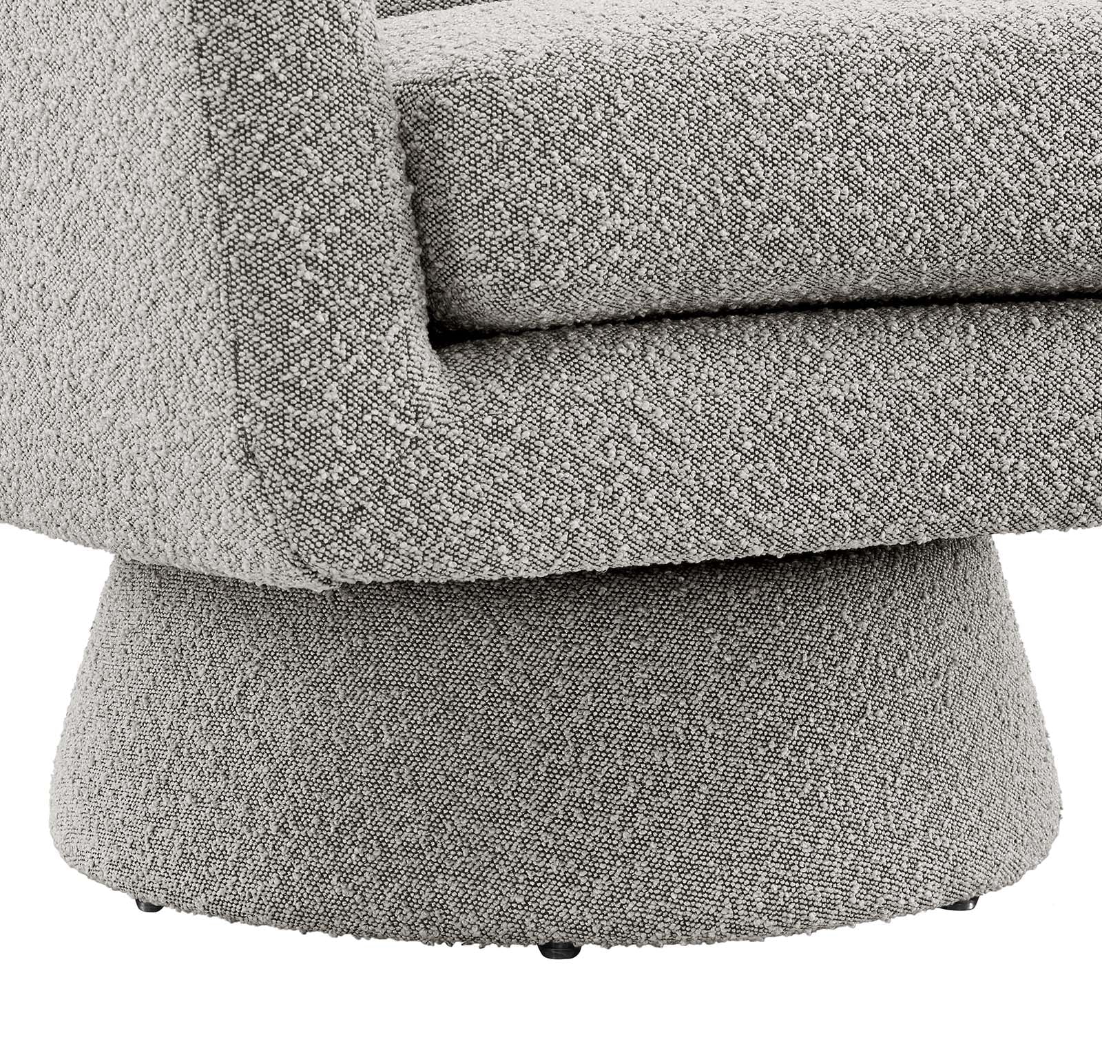 Astral Boucle Fabric Swivel Chair by Modway