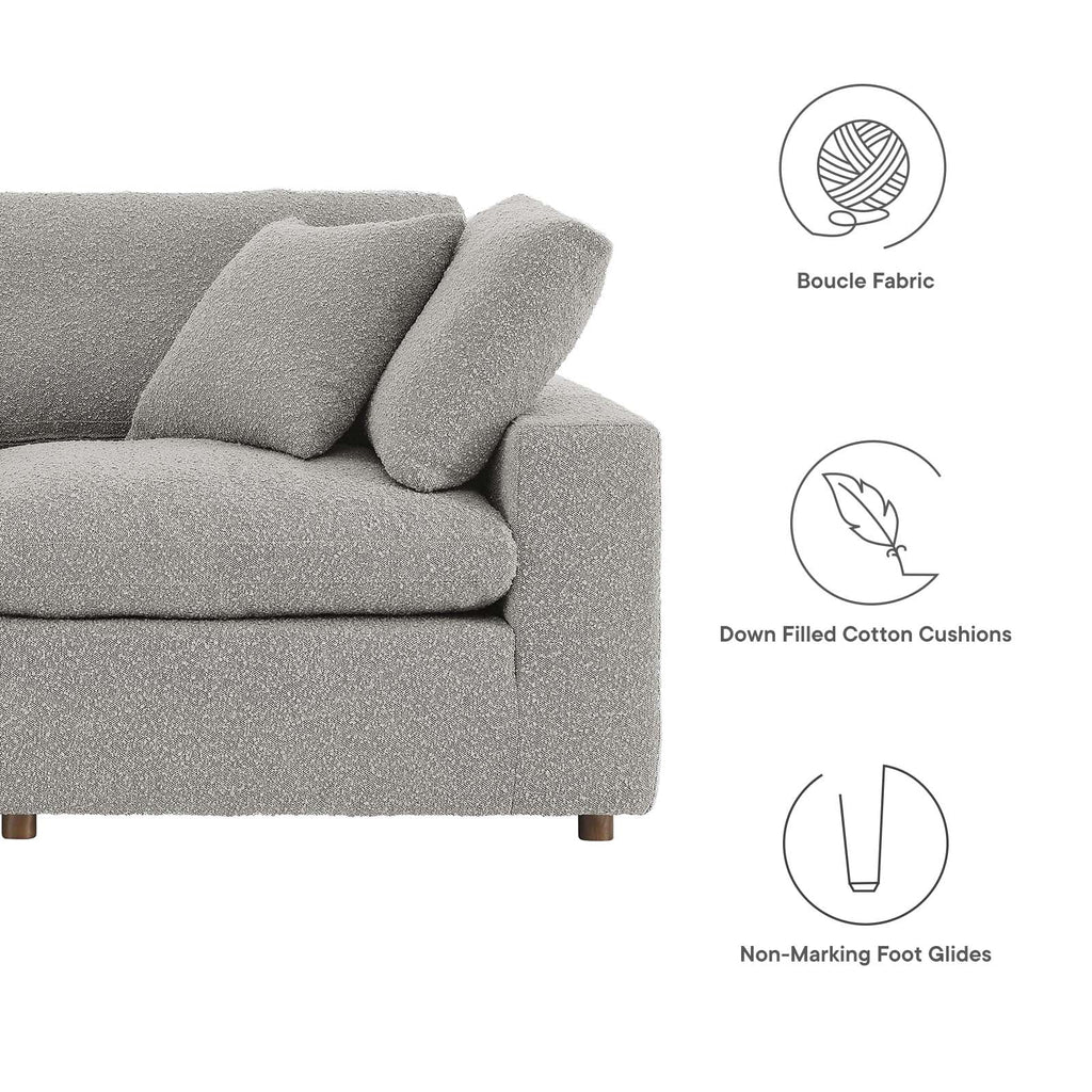 Commix Down Filled Overstuffed Boucle Fabric Loveseat by Modway