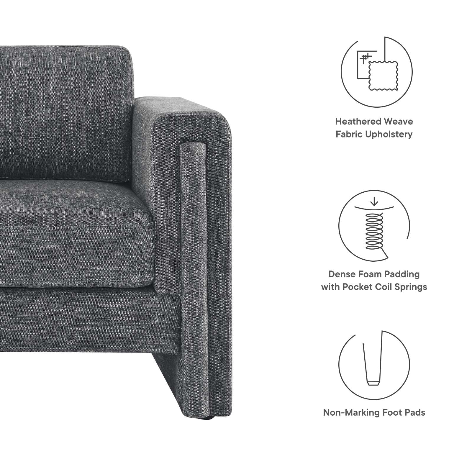 Visible Fabric Armchair by Modway