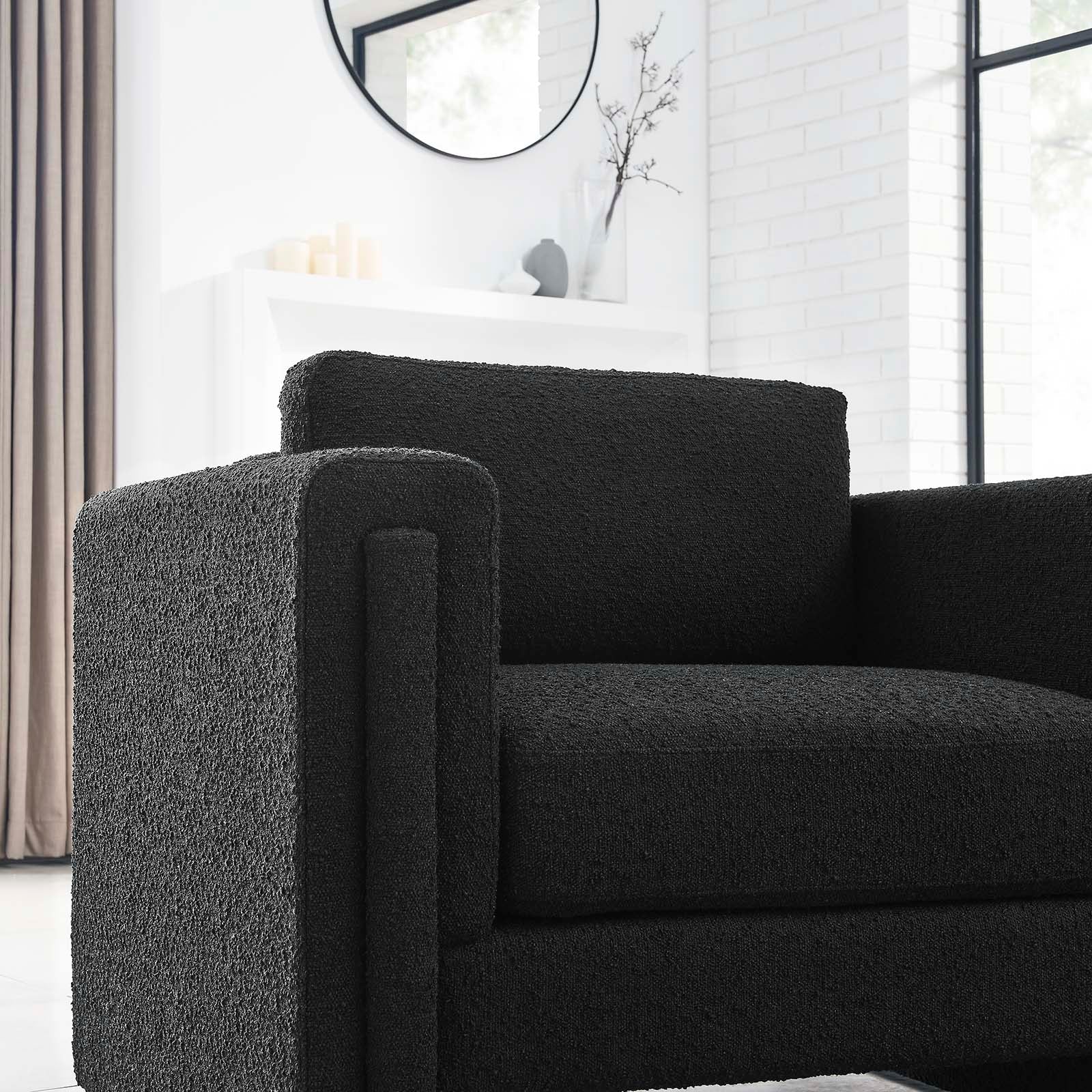 Visible Boucle Fabric Armchair by Modway