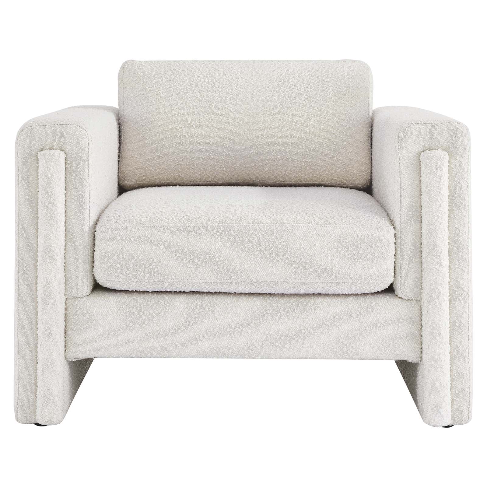 Visible Boucle Fabric Armchair by Modway