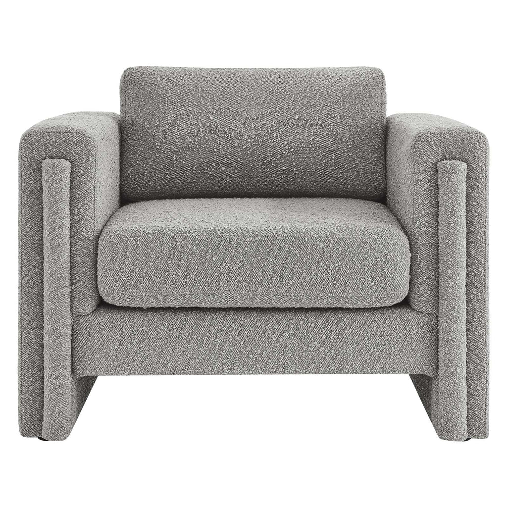 Visible Boucle Fabric Armchair by Modway