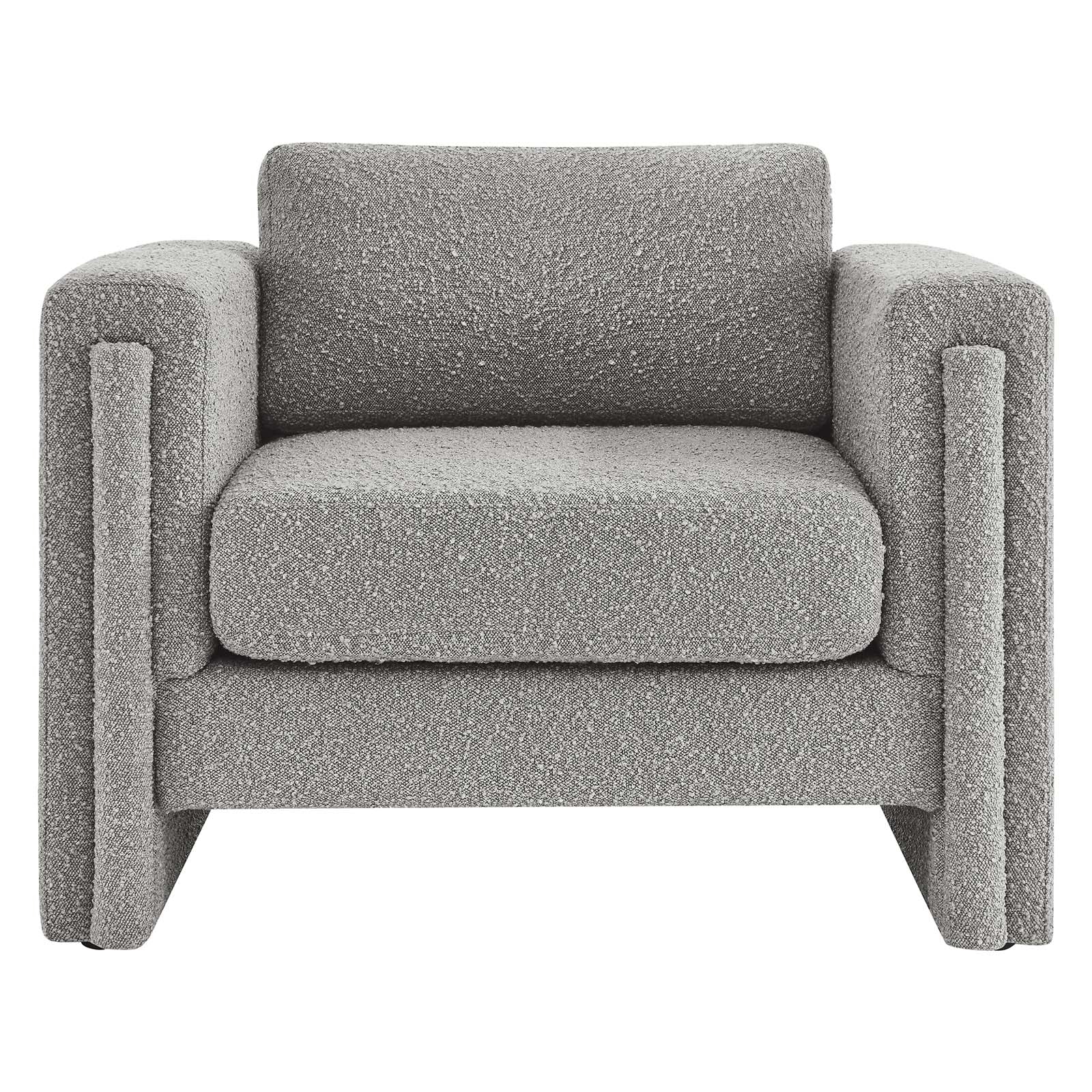 Visible Boucle Fabric Armchair by Modway