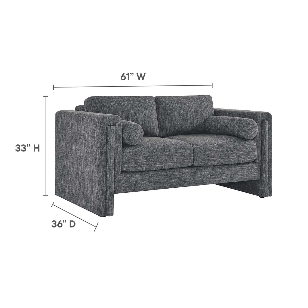 Visible Fabric Loveseat by Modway