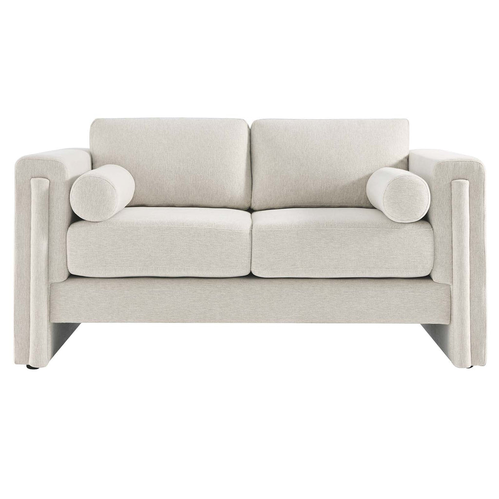 Visible Fabric Loveseat by Modway