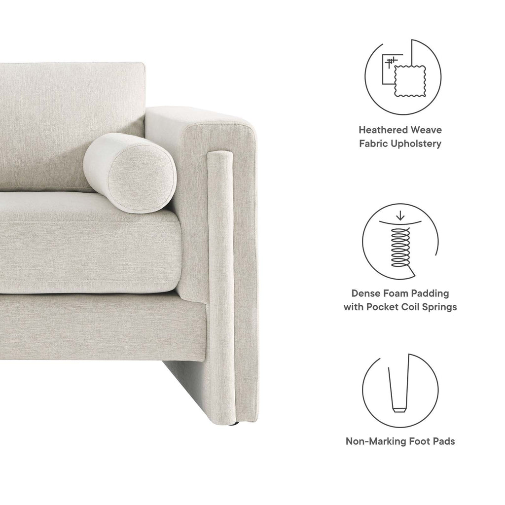 Visible Fabric Loveseat by Modway