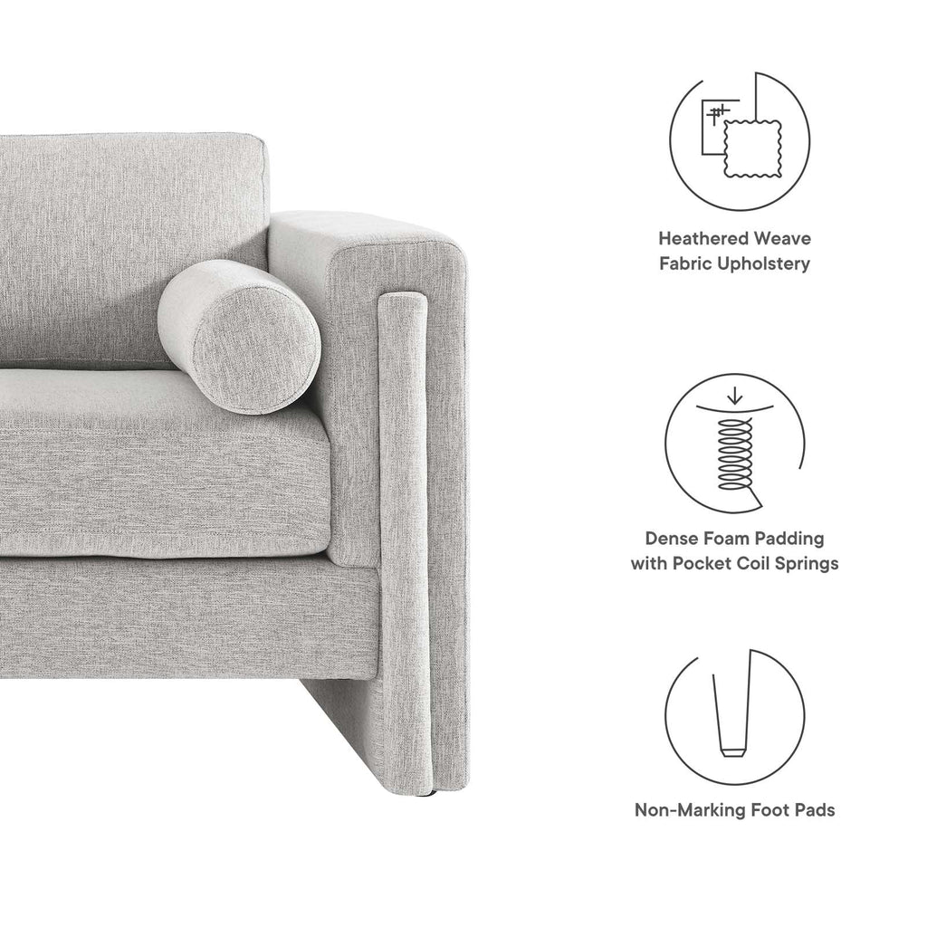 Visible Fabric Loveseat by Modway