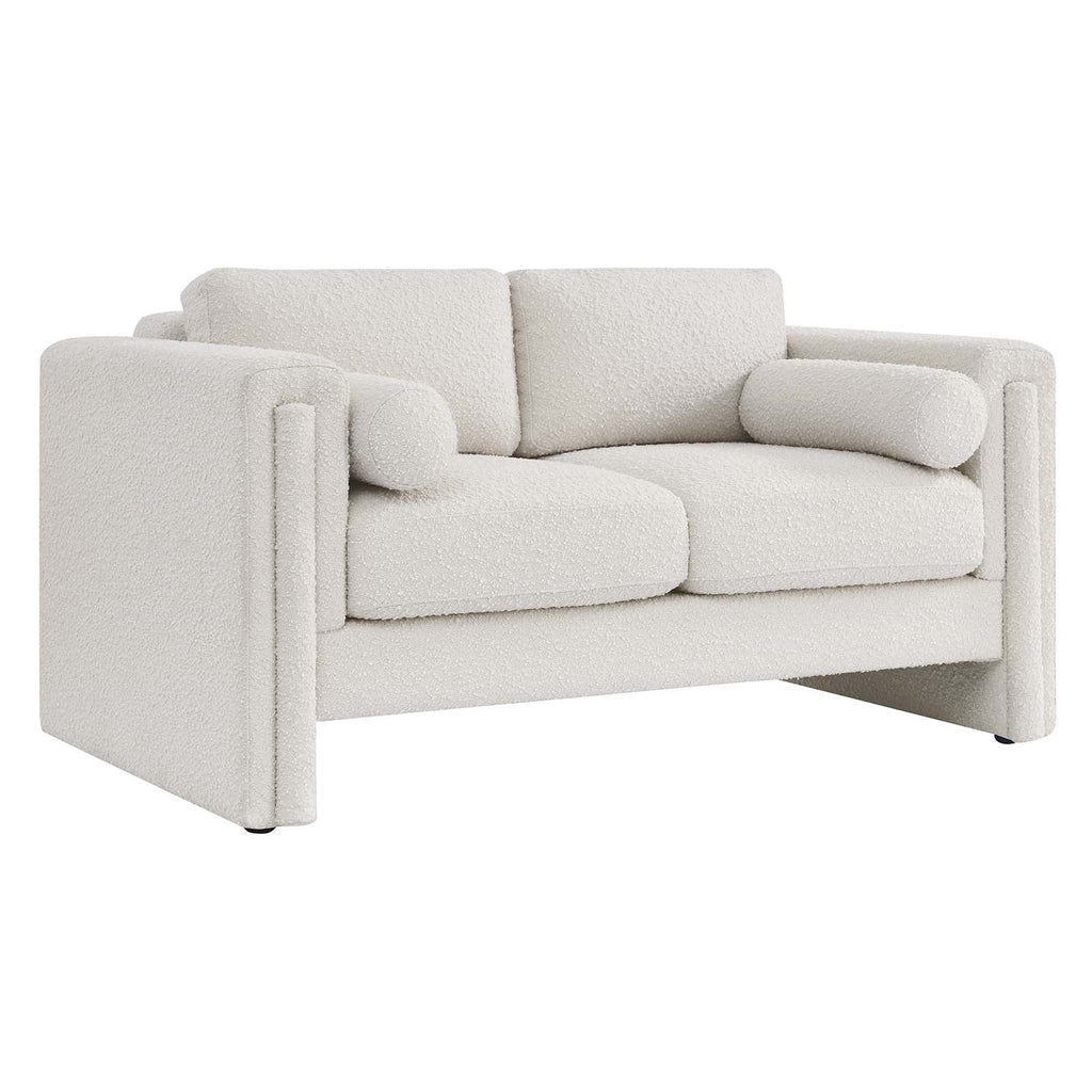 Visible Boucle Fabric Loveseat by Modway