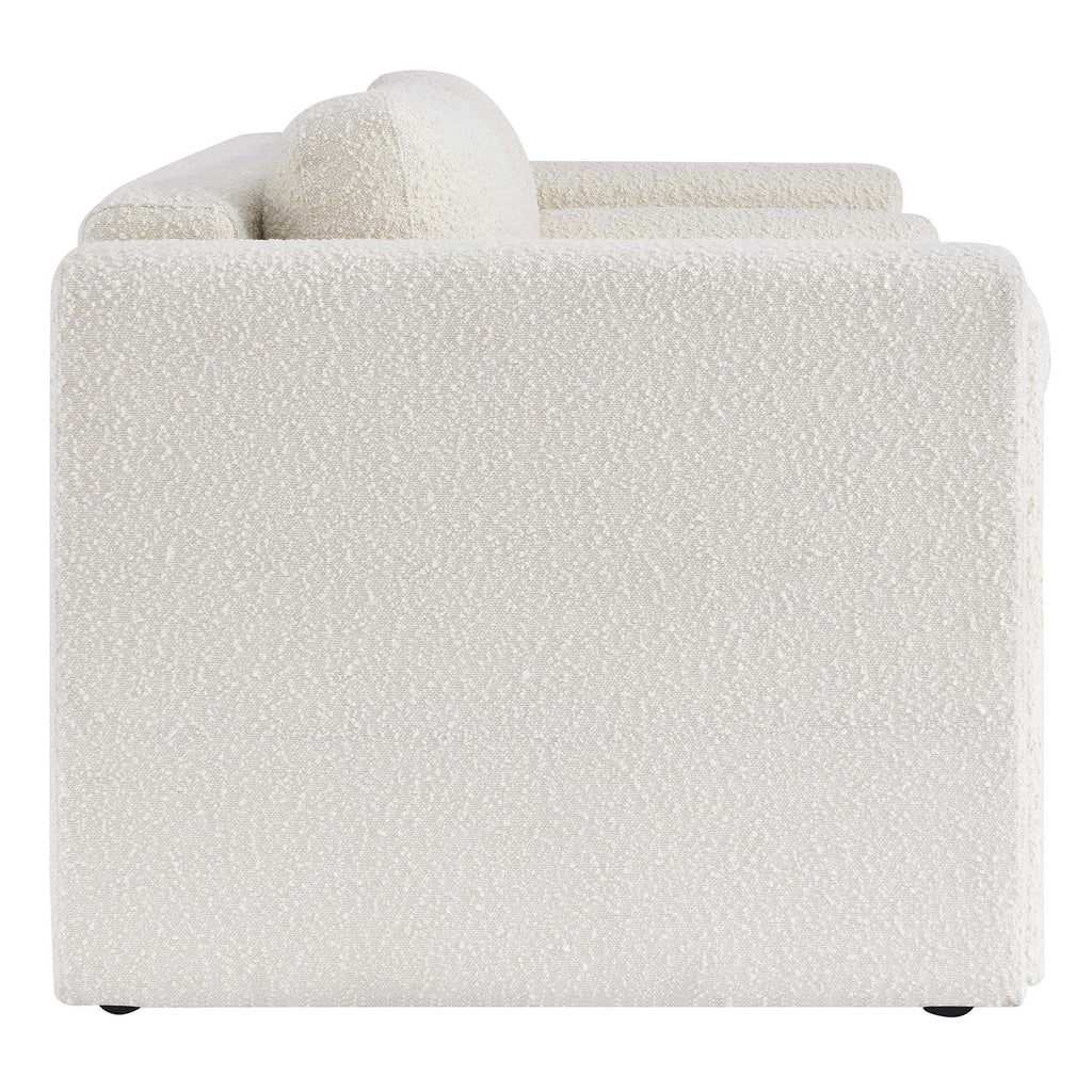 Visible Boucle Fabric Loveseat by Modway