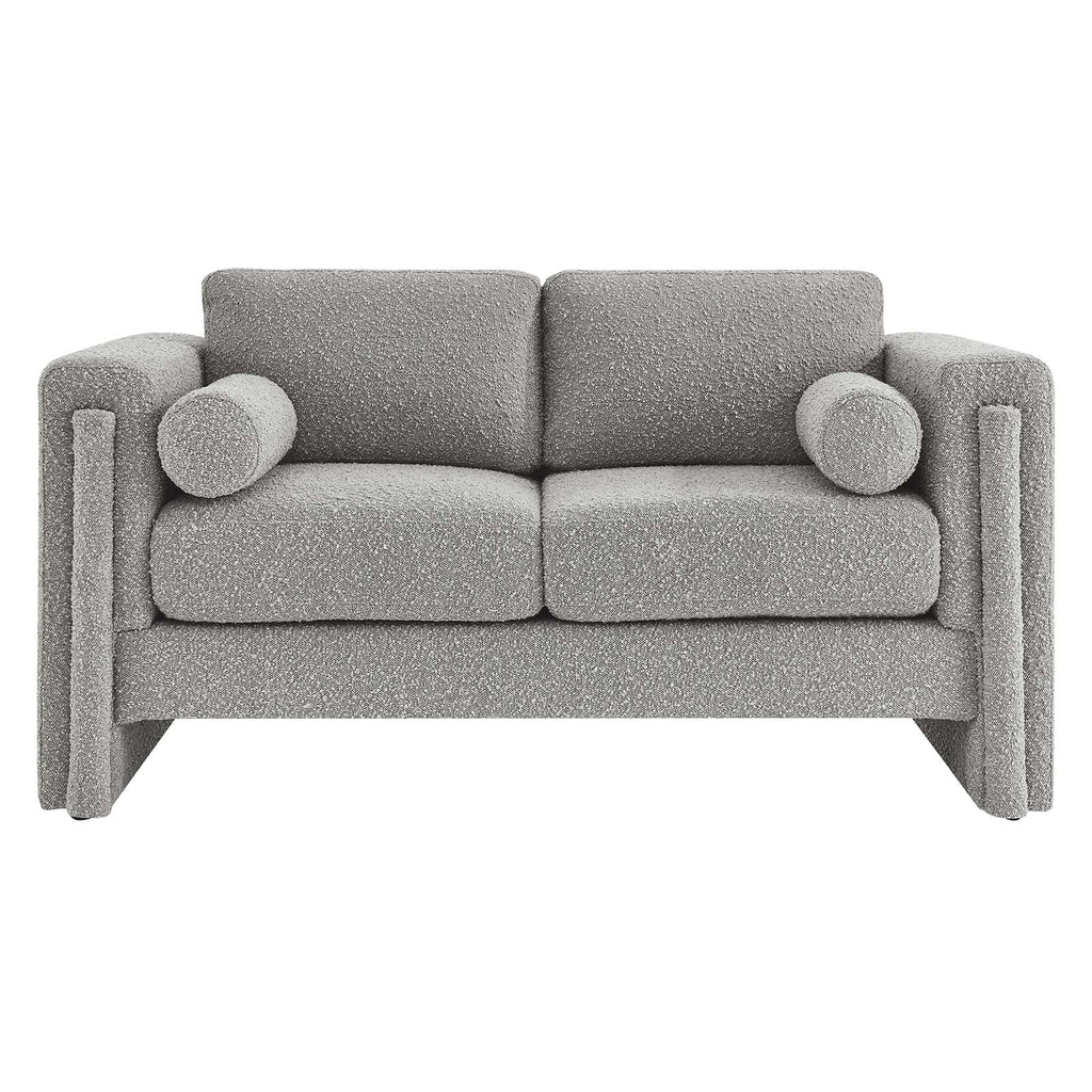 Visible Boucle Fabric Loveseat by Modway