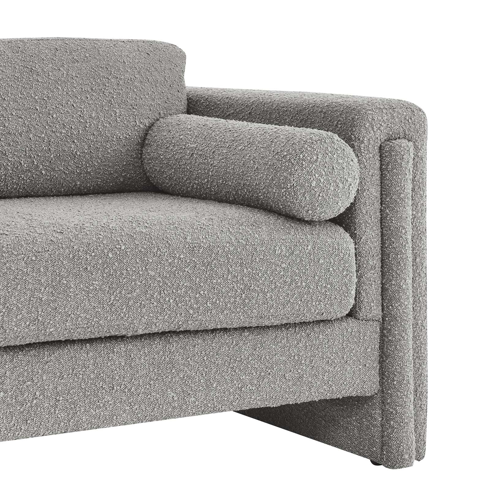 Visible Boucle Fabric Loveseat by Modway