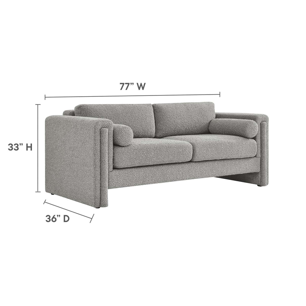 Visible Boucle Fabric Sofa by Modway