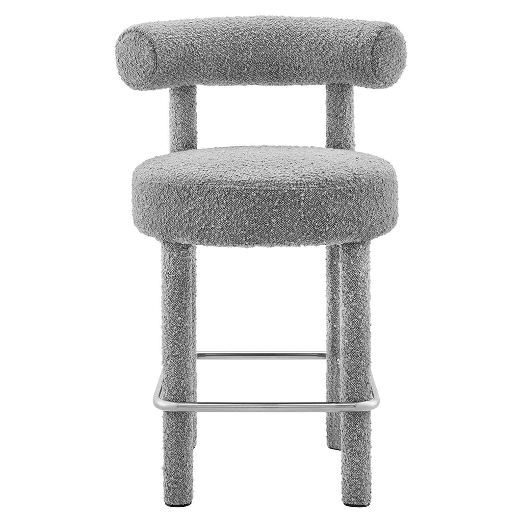 Toulouse Boucle Fabric Counter Stool by Modway
