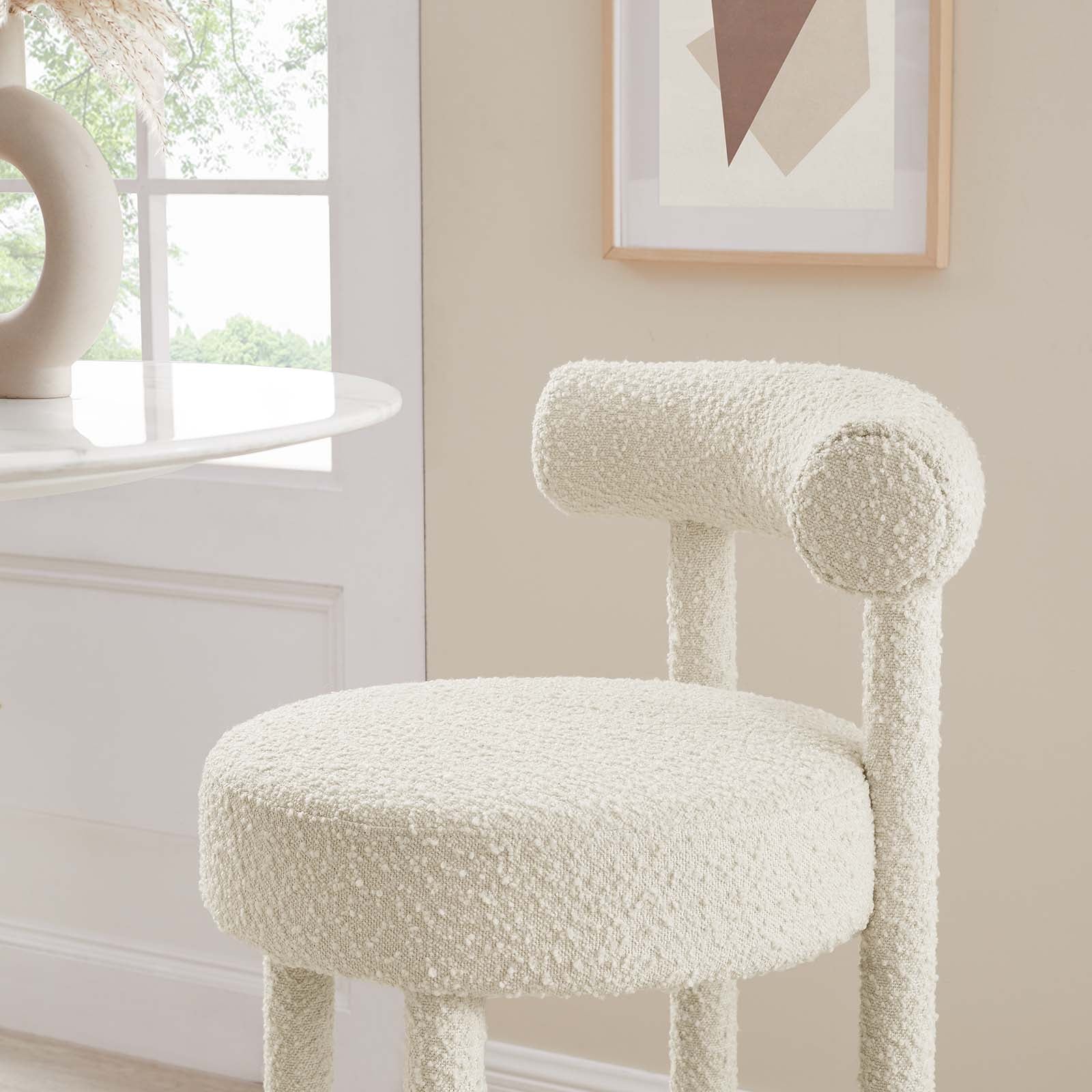 Toulouse Boucle Fabric Bar Stool by Modway