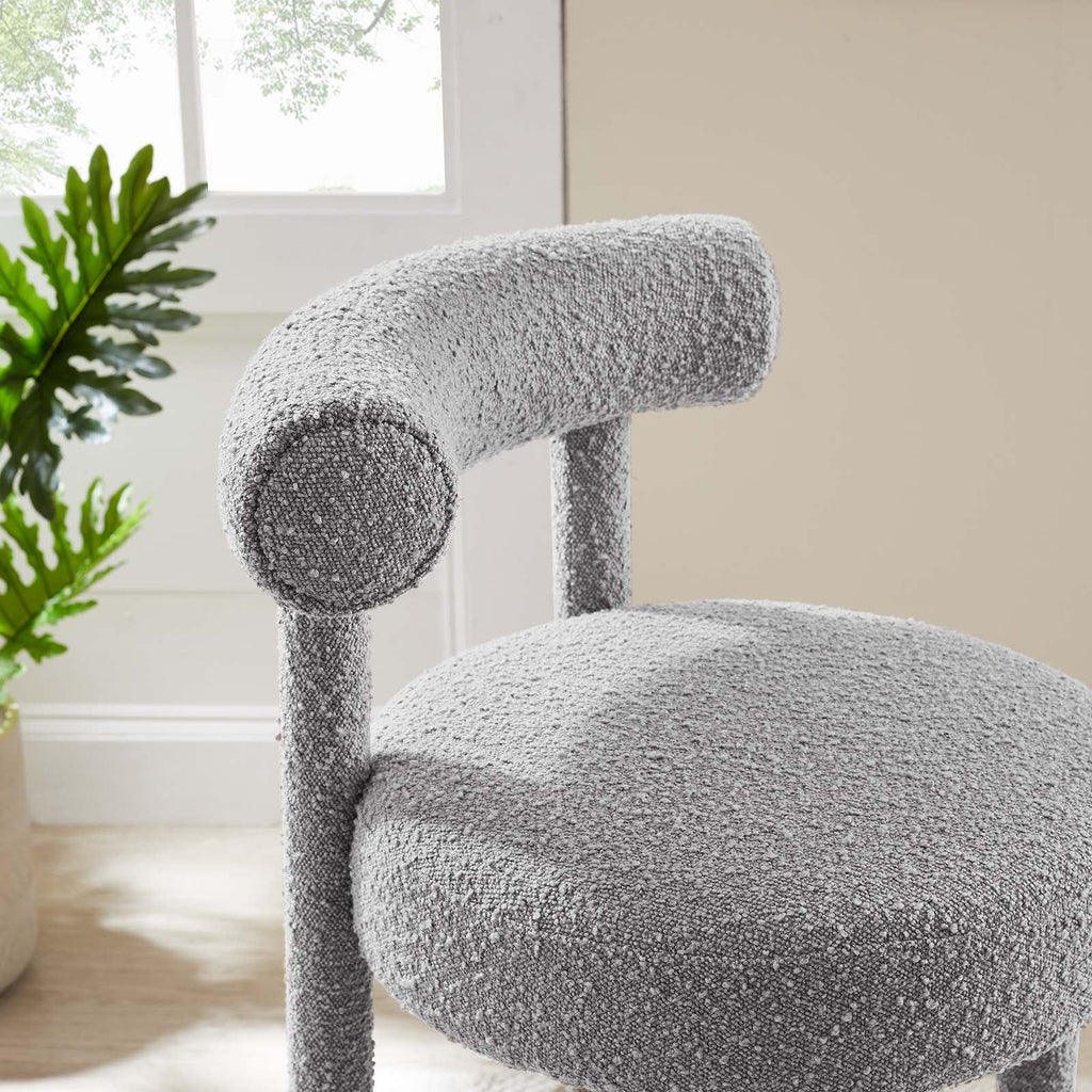 Toulouse Boucle Fabric Bar Stool by Modway