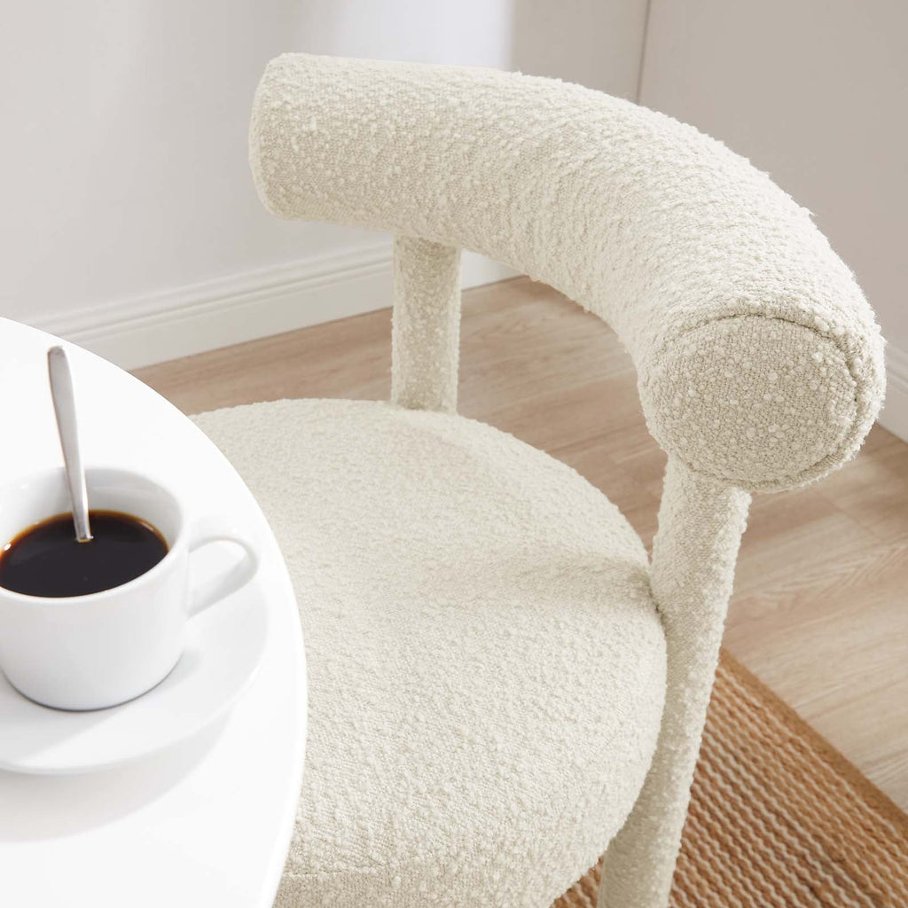 Toulouse Boucle Fabric Dining Chair by Modway