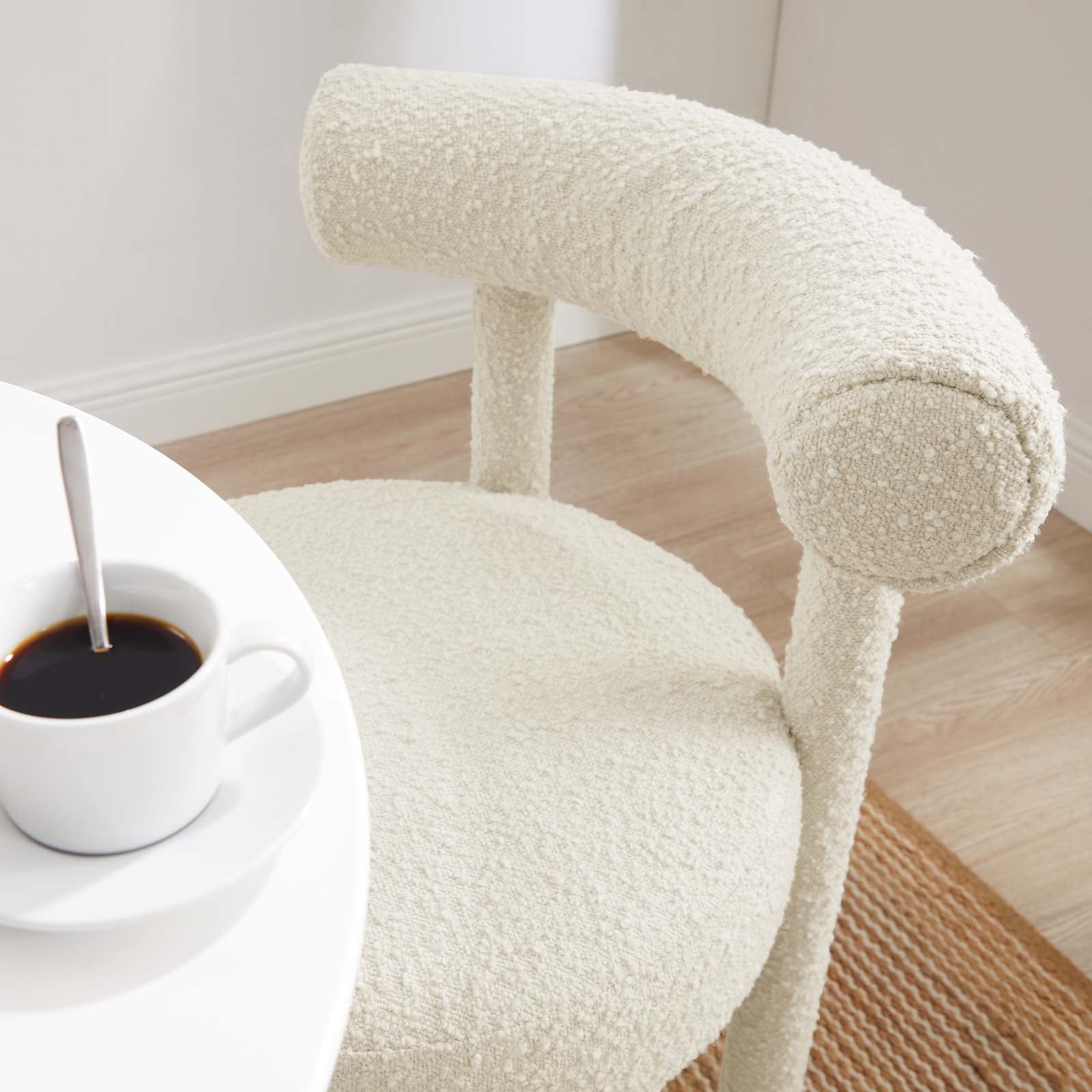 Toulouse Boucle Fabric Dining Chair by Modway