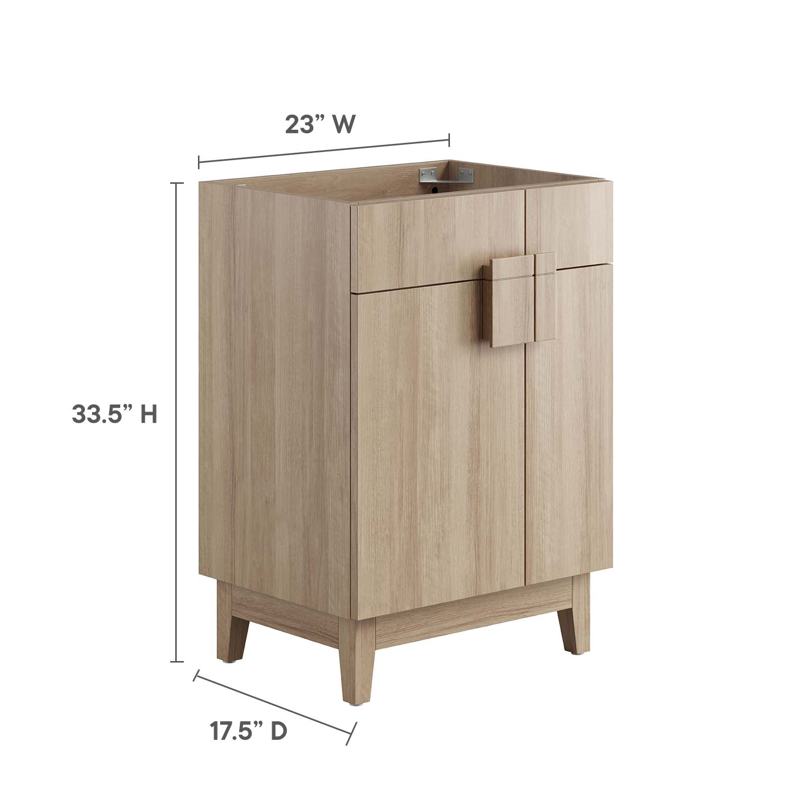 Miles 24Ó Bathroom Vanity Cabinet (Sink Basin Not Included) by Modway
