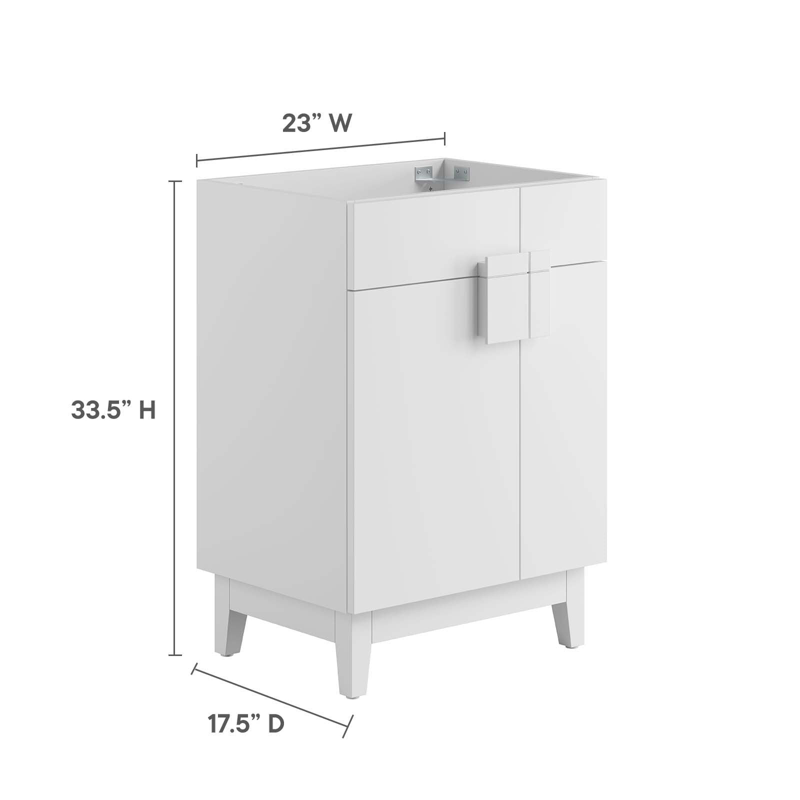 Miles 24Ó Bathroom Vanity Cabinet (Sink Basin Not Included) by Modway