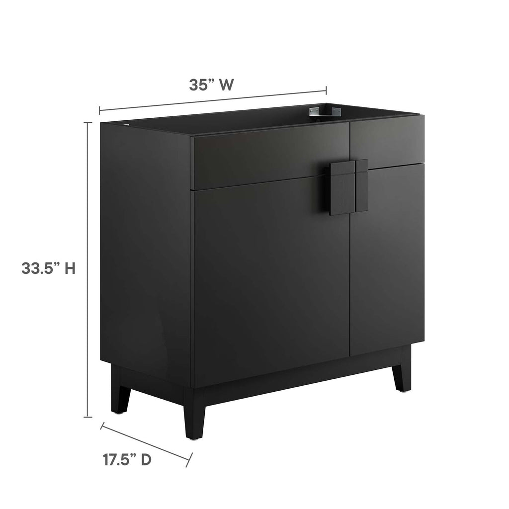 Miles 36Ó Bathroom Vanity Cabinet (Sink Basin Not Included) by Modway