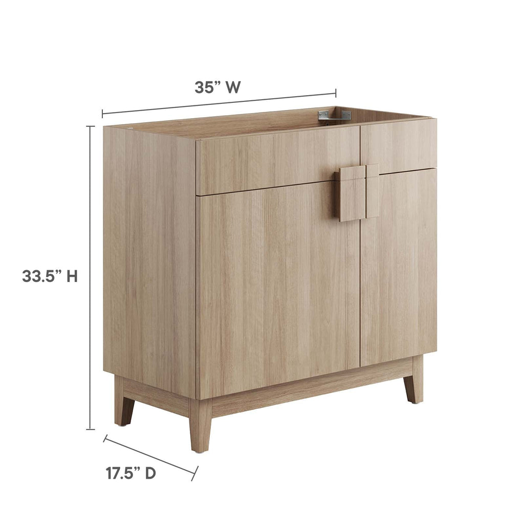 Miles 36Ó Bathroom Vanity Cabinet (Sink Basin Not Included) by Modway