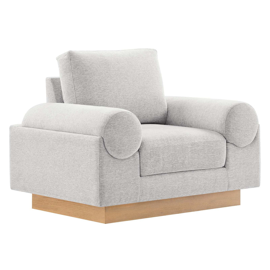 Oasis Upholstered Fabric Armchair by Modway