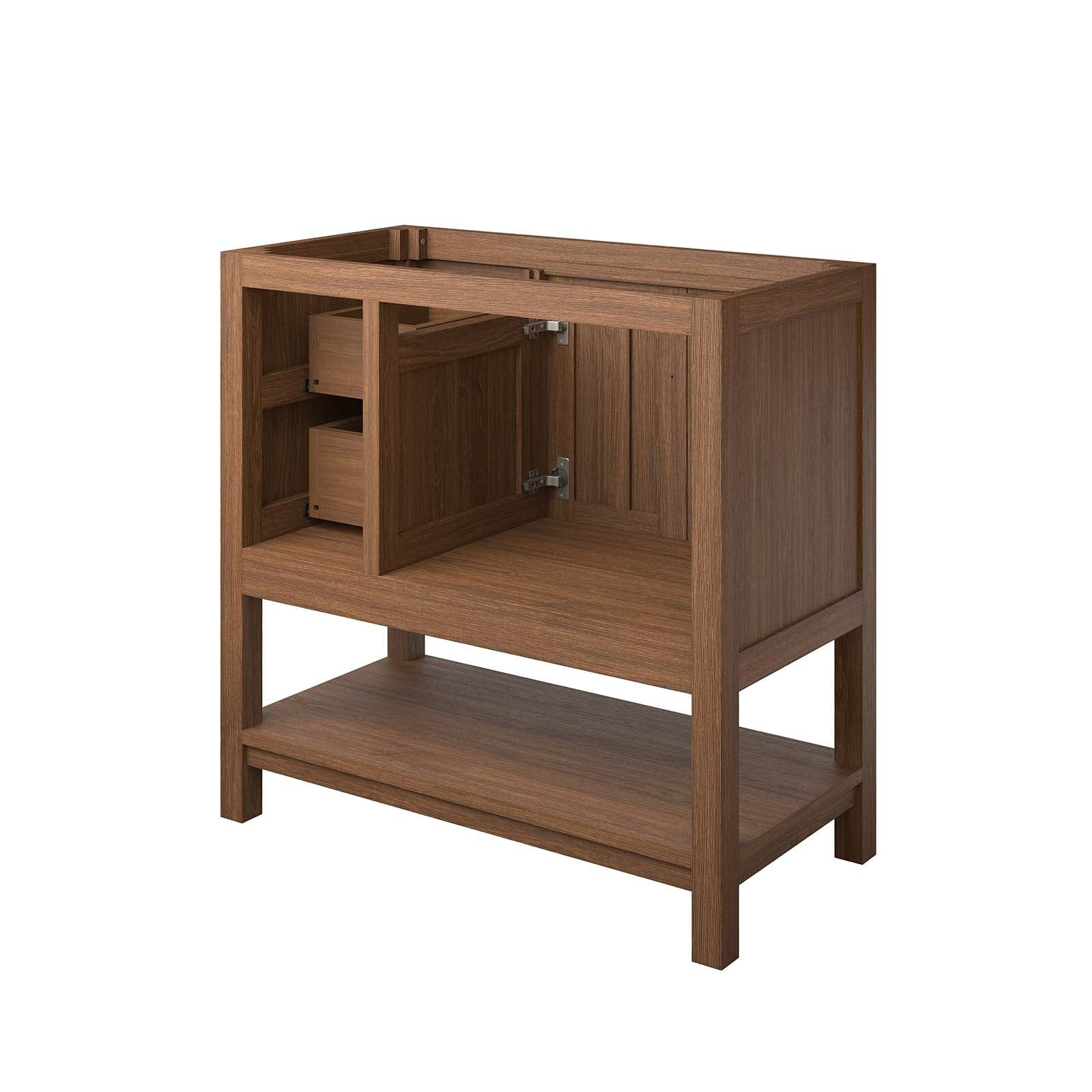 Ashlyn 36Ó Wood Bathroom Vanity Cabinet (Sink Basin Not Included) by Modway