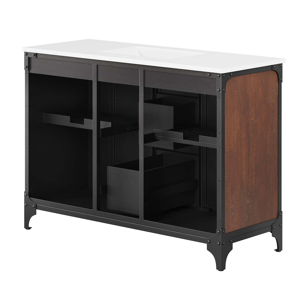 Steamforge 48" Single Sink Bathroom Vanity by Modway