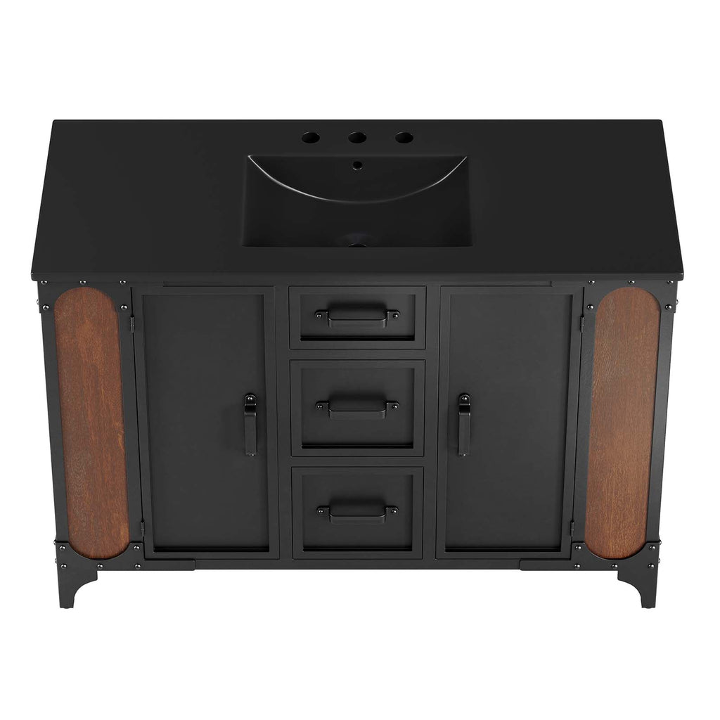 Steamforge 48" Single Sink Bathroom Vanity by Modway