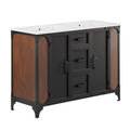 Steamforge 48" Double Sink Bathroom Vanity by Modway