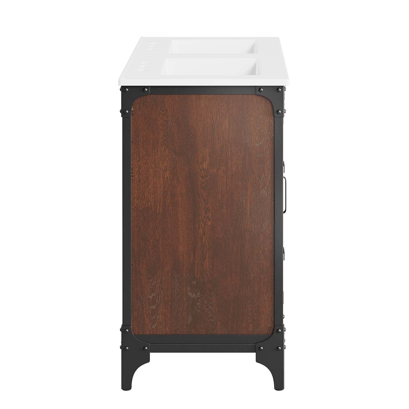 Steamforge 48" Double Sink Bathroom Vanity by Modway