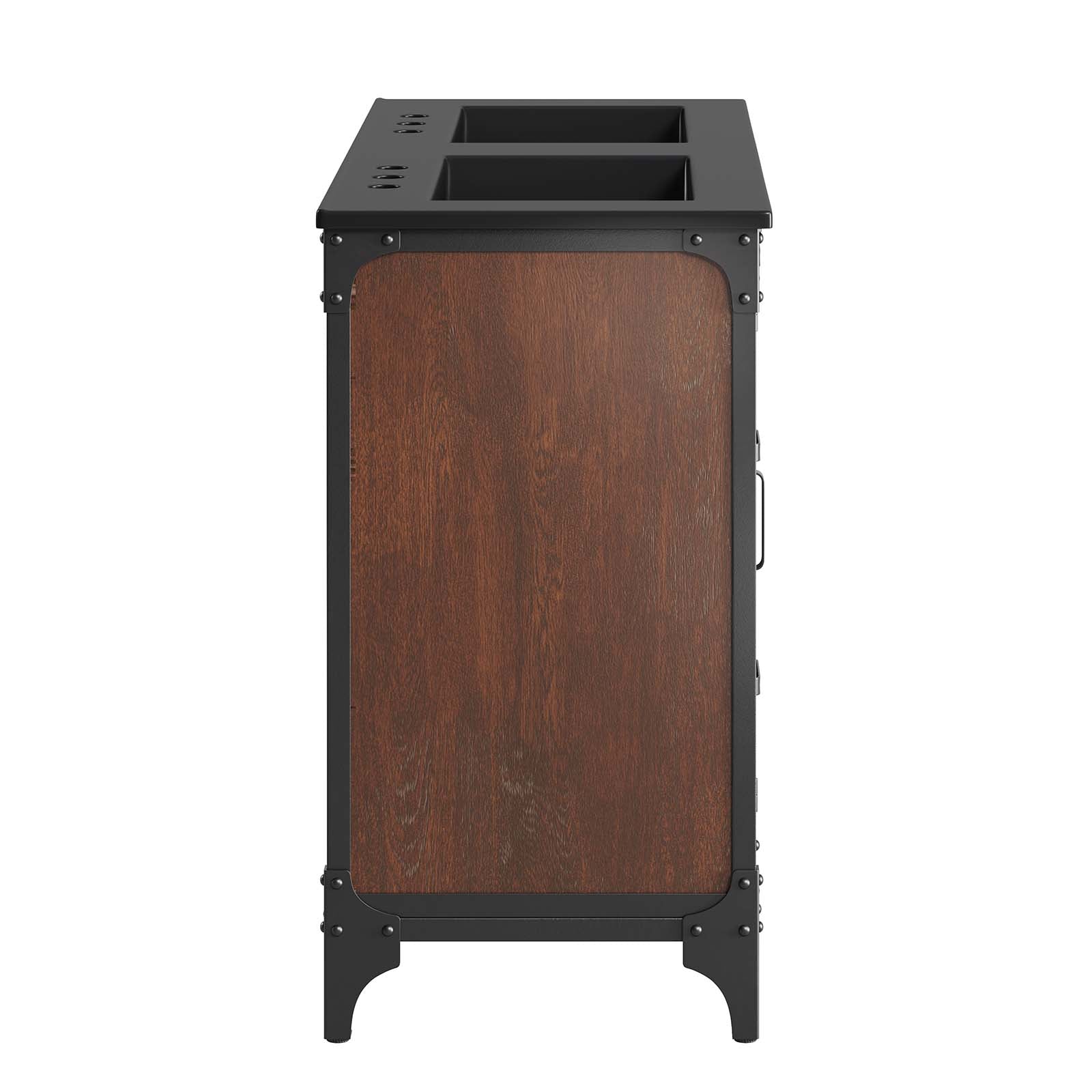 Steamforge 48" Double Sink Bathroom Vanity by Modway