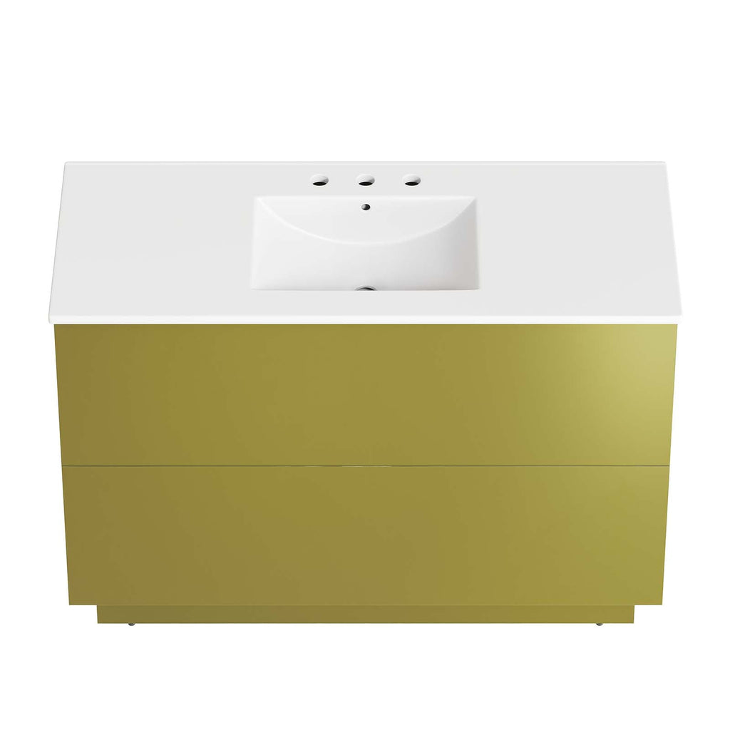 Quantum 48" Single Sink Bathroom Vanity by Modway