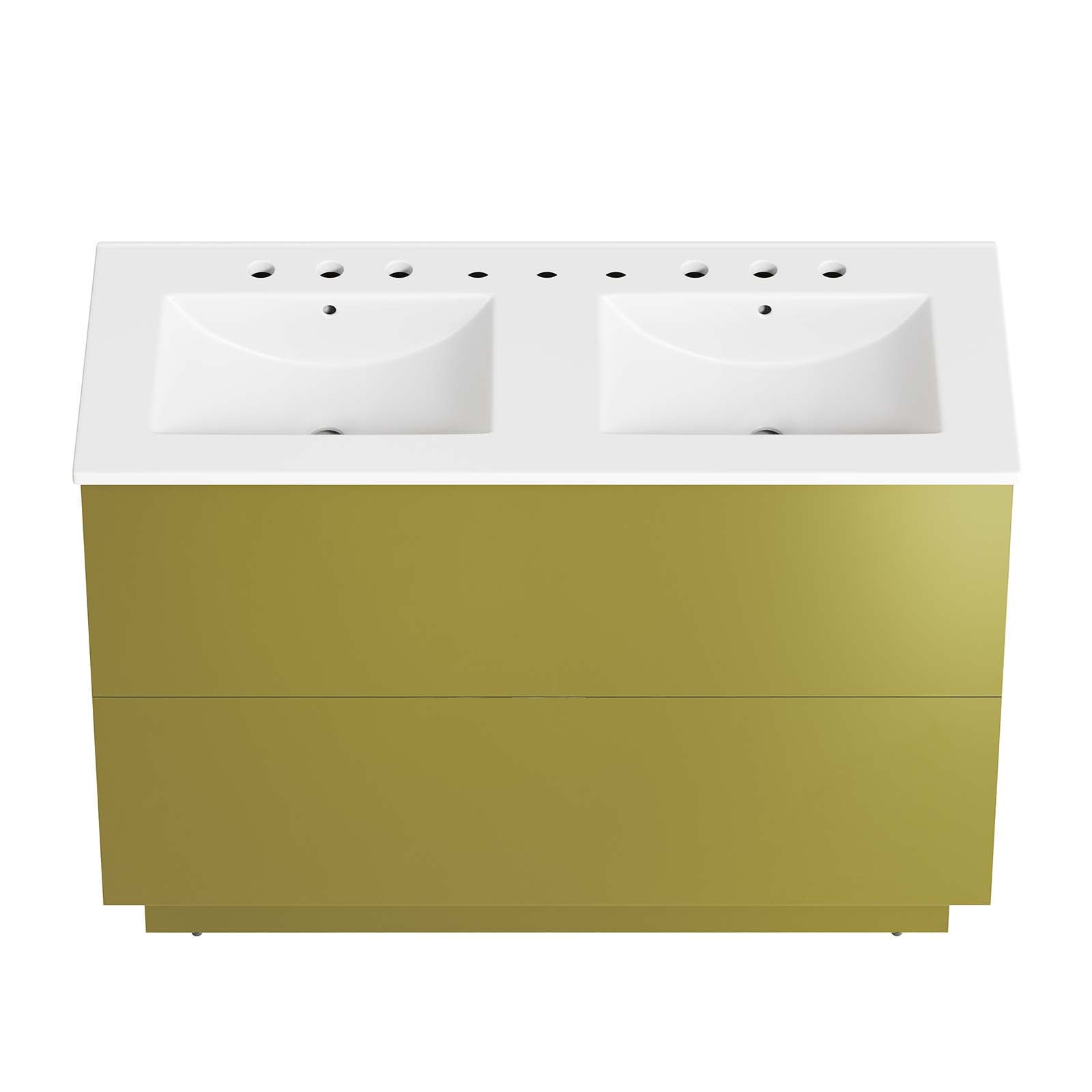 Quantum 48" Double Sink Bathroom Vanity by Modway