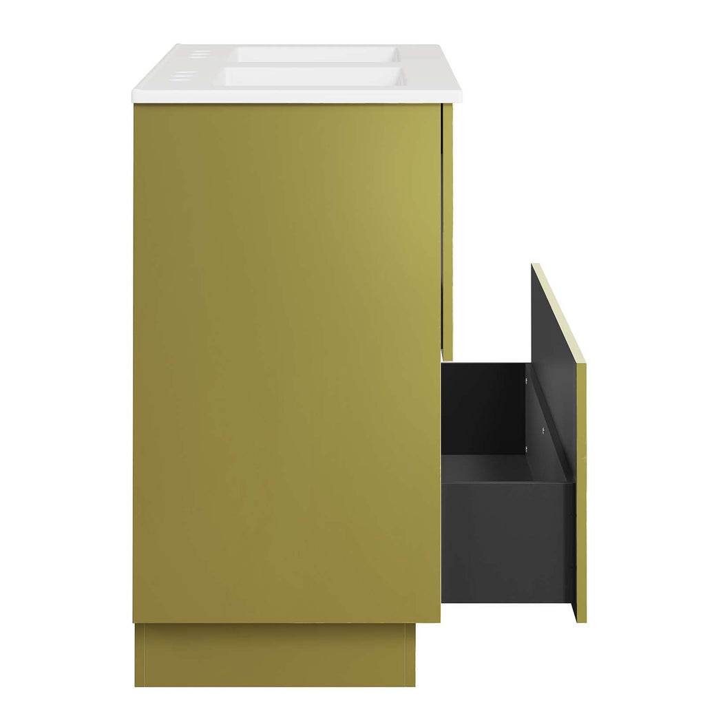 Quantum 48" Double Sink Bathroom Vanity by Modway