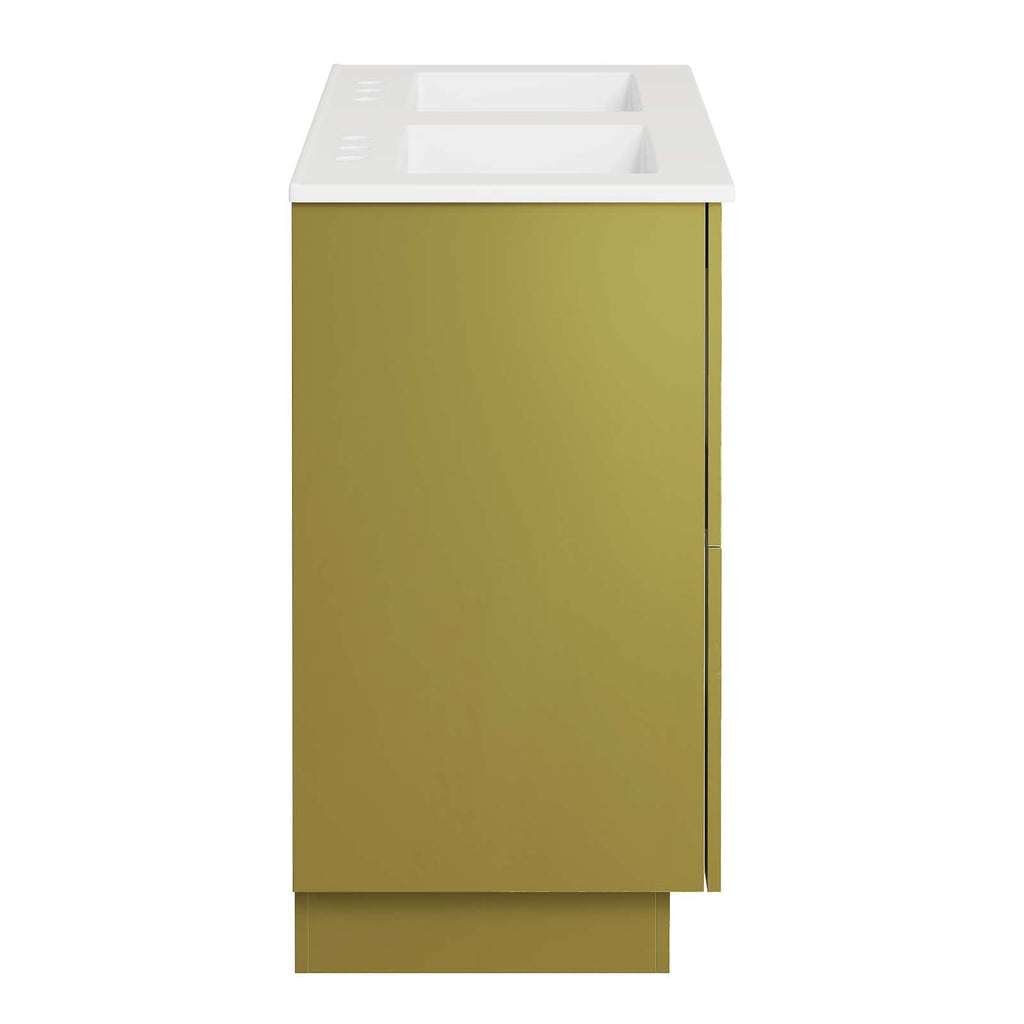 Quantum 48" Double Sink Bathroom Vanity by Modway