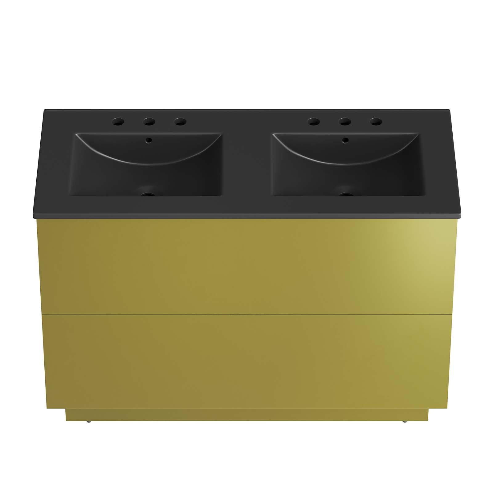 Quantum 48" Double Sink Bathroom Vanity by Modway