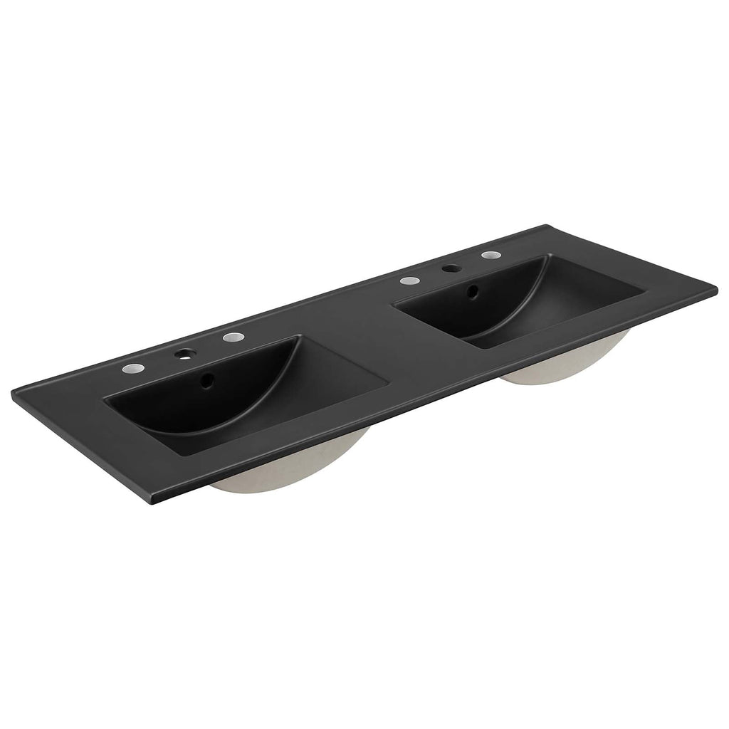 Quantum 48" Double Sink Bathroom Vanity by Modway