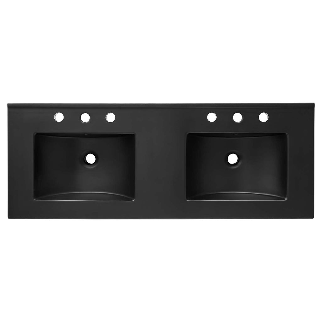 Quantum 48" Double Sink Bathroom Vanity by Modway