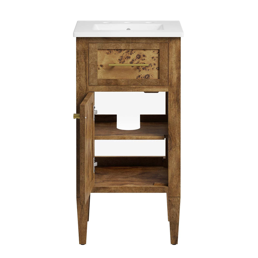 Elysian 18" Wood Bathroom Vanity by Modway
