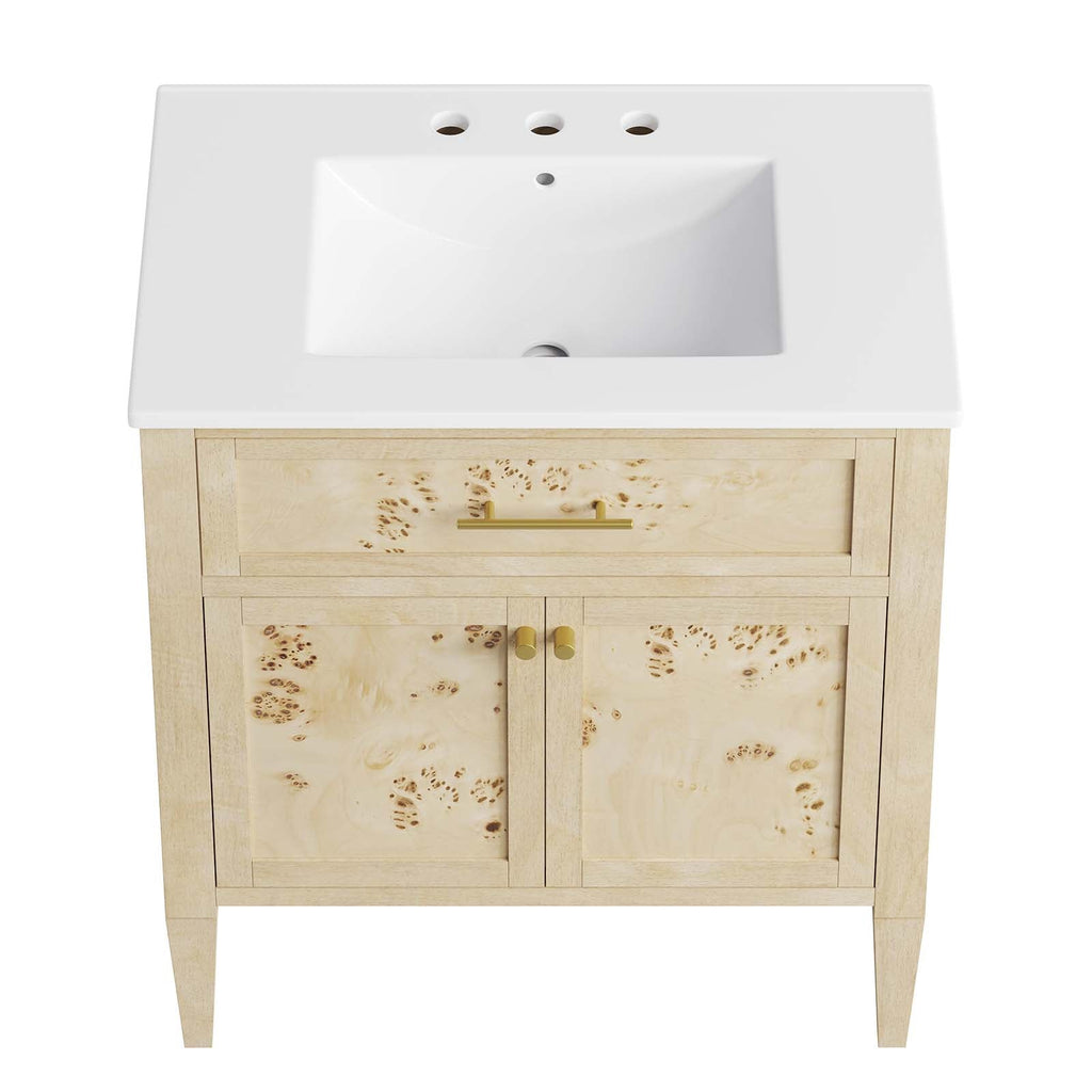 Elysian 30" Wood Bathroom Vanity by Modway