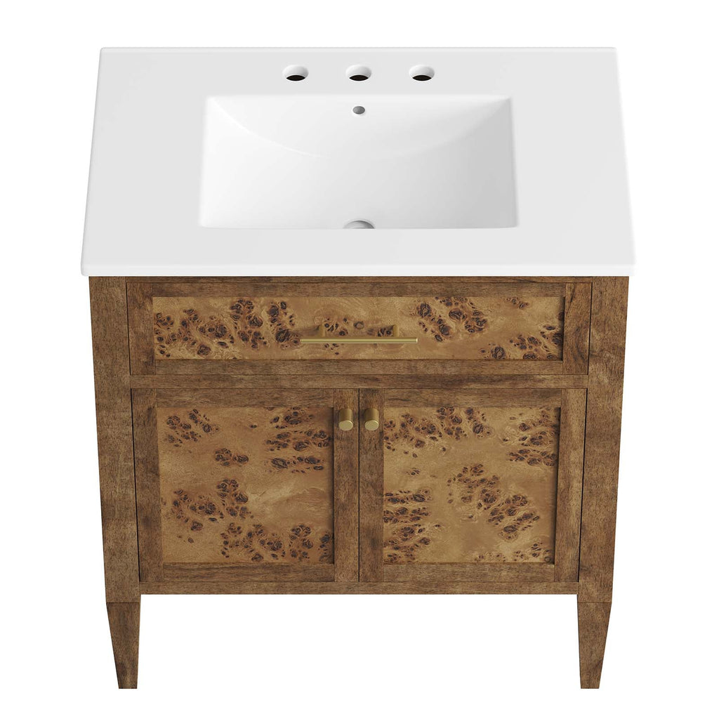 Elysian 30" Wood Bathroom Vanity by Modway